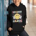 Second Grade Team Smile Face 2nd Grade Back To School Graphic Youth Hoodie Second Grade Team Smile Face 2nd Grade Back To School Graphic Youth Hoodie