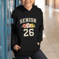 Senior Class Of 2026 Hibiscus Floral Girls Back To School Graphic Youth Hoodie Senior Class Of 2026 Hibiscus Floral Girls Back To School Graphic Youth Hoodie