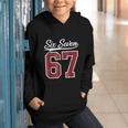 Six Seven Meme Boys Girls Kids 67 Baseball Jersey Graphic Youth Hoodie