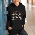 Teaching Is My Cup Of Tea Coquette Bow Floral Back To School Graphic Youth Hoodie Teaching Is My Cup Of Tea Coquette Bow Floral Back To School Graphic Youth Hoodie