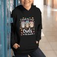 Teaching Owls On The Branch Back To School Graphic Youth Hoodie Teaching Owls On The Branch Back To School Graphic Youth Hoodie