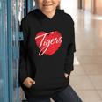Tigers Heart Back To School Spirit R Graphic Youth Hoodie