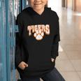 Tigers School Spirit Back To School O Graphic Youth Hoodie