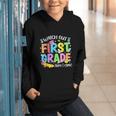 Watch Out First Grade Here I Come Back To School 1st Grade Graphic Youth Hoodie
