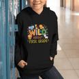 Wild About First Grade Safari Jungle Animals Back To School Graphic Youth Hoodie Wild About First Grade Safari Jungle Animals Back To School Graphic Youth Hoodie