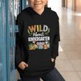 Wild About Kindergarten Back To School Jungle Theme Class Graphic Youth Hoodie Wild About Kindergarten Back To School Jungle Theme Class Graphic Youth Hoodie