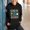 Women's Peace Out 5th Grade Retro Back To School Students Graphic Youth Hoodie Women's Peace Out 5th Grade Retro Back To School Students Graphic Youth Hoodie