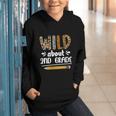 Women's Wild About 2nd Grade Kids Zoo Animal Lover Back To School Graphic Youth Hoodie Women's Wild About 2nd Grade Kids Zoo Animal Lover Back To School Graphic Youth Hoodie