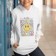 3rd Grade Team Back To School Hello Third Grade Smile Face Graphic Youth Hoodie