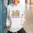 Back To School Hello Second 2nd Grade Leopard Pencil Girl Graphic Youth Hoodie Back To School Hello Second 2nd Grade Leopard Pencil Girl Graphic Youth Hoodie