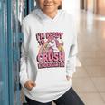Back To School I'm Ready To Crush Kindergarten Unicorn Graphic Youth Hoodie