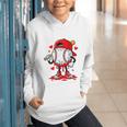 Baseball Drip Valentines Graphic Youth Hoodie