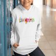 Coquette Pencil Bow Librarian Back To School Bookworm Graphic Youth Hoodie Coquette Pencil Bow Librarian Back To School Bookworm Graphic Youth Hoodie