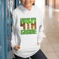 Creepin’ Into 4th Grade Kids Boy Gamer Pixel Back To School Performance Graphic Youth Hoodie