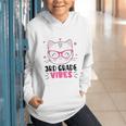 Cute 3rd Grade Vibes Cat Kitten Lover Back To School Girls Graphic Youth Hoodie Cute 3rd Grade Vibes Cat Kitten Lover Back To School Girls Graphic Youth Hoodie