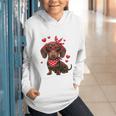 Dachshund Valentines Day Wiener Dog Lover Weenie Heart Raglan Baseball Tee Graphic Youth Hoodie Dachshund Valentines Day Wiener Dog Lover Weenie Heart Raglan Baseball Tee Graphic Youth Hoodie