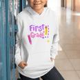 First Grade Diva Welcome Back To School 1st Grade Kids Performance Graphic Youth Hoodie
