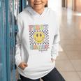 First Grade Squad Smile Face 1st Grade Back To School Graphic Youth Hoodie
