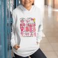Girls 2nd Grade Vibes Coquette Pink Bow Back To School Graphic Youth Hoodie Girls 2nd Grade Vibes Coquette Pink Bow Back To School Graphic Youth Hoodie