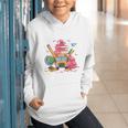Girls Cute Pink Bows Coquette Aesthetic Back To School Graphic Youth Hoodie Girls Cute Pink Bows Coquette Aesthetic Back To School Graphic Youth Hoodie