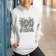 Happy 100th Day Of School Baseball Camo Boys Kids Toddler Graphic Youth Hoodie