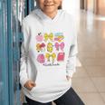 Hello Sixth 6th Grade Back To School Coquette Bow Girls Graphic Youth Hoodie