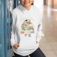 I'm Ready To Crush First Grade DinosaurRex Back To School Performance Graphic Youth Hoodie I'm Ready To Crush First Grade DinosaurRex Back To School Performance Graphic Youth Hoodie