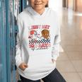 I Just Hit 100 Days Of School Baseball Boy Girl Teacher Graphic Youth Hoodie