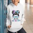 Little Miss 1st Grade Messy Bun Back To School Girls Kids Graphic Youth Hoodie Little Miss 1st Grade Messy Bun Back To School Girls Kids Graphic Youth Hoodie