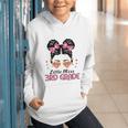 Little Miss 3rd Grade Messy Bun Back To School Graphic Youth Hoodie Little Miss 3rd Grade Messy Bun Back To School Graphic Youth Hoodie