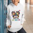 Little Miss First Grade Back To School 1st Grade Girls Graphic Youth Hoodie