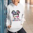 Little Miss Kindergarten Girls Kids Back To School Kinder Graphic Youth Hoodie