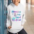 Mermazing First Day Of Fourth Grade Back To School Mermaid Premium Tri-Blend Graphic Youth Hoodie