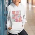 In My Middle School Era Cute Groovy First Day Back To School Graphic Youth Hoodie