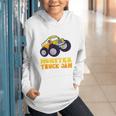 Monster Truck Jam School Bus Yellow Back To School Toddlers Graphic Youth Hoodie Monster Truck Jam School Bus Yellow Back To School Toddlers Graphic Youth Hoodie