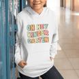 Oh Hey Kindergarten Cute Groovy Back To School Kindergarten Graphic Youth Hoodie