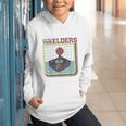 Respect Your Elders Retro Gamer Joystick Back To School Graphic Youth Hoodie Respect Your Elders Retro Gamer Joystick Back To School Graphic Youth Hoodie