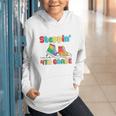 Steppin Into Fourth Grade Back To School First Day 4th Grade Graphic Youth Hoodie