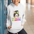 Women's Little Miss Preschool Messy Bun Tie Dye Back To School Girls Graphic Youth Hoodie Women's Little Miss Preschool Messy Bun Tie Dye Back To School Girls Graphic Youth Hoodie