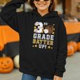3rd Grade Batter Up Baseball First Day Back To School Graphic Youth Hoodie