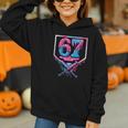 67 Six Seven Baseball Ice Cream Drip Cool Meme 67 Graphic Youth Hoodie