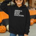 America Needs Music Education Advocacy Back To School Graphic Youth Hoodie America Needs Music Education Advocacy Back To School Graphic Youth Hoodie
