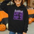 Bulldogs Cheer Back To School Cheerleading Spirit P Graphic Youth Hoodie Bulldogs Cheer Back To School Cheerleading Spirit P Graphic Youth Hoodie