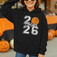 Class Of 2026 Basketball Senior 2026 Back To School Graphic Youth Hoodie Class Of 2026 Basketball Senior 2026 Back To School Graphic Youth Hoodie