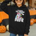 Crush Pre-K Girls Back To School Unicorn First Day Preschool Graphic Youth Hoodie