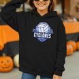 Cyclones Volleyball Back To School Spirit B Graphic Youth Hoodie