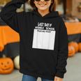 Fun Last Day Of School Sign My Shirt Back To School Cool Graphic Youth Hoodie