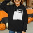 Happy Back To School Boys Girls Bruh Im In 1st Grade Sign My Graphic Youth Hoodie Happy Back To School Boys Girls Bruh Im In 1st Grade Sign My Graphic Youth Hoodie