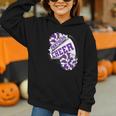 Panthers Cheer Back To School Cheerleading Spirit P Graphic Youth Hoodie