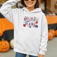 Baseball Mama Mom Mother Vintage Game Day Graphic Youth Hoodie Baseball Mama Mom Mother Vintage Game Day Graphic Youth Hoodie
